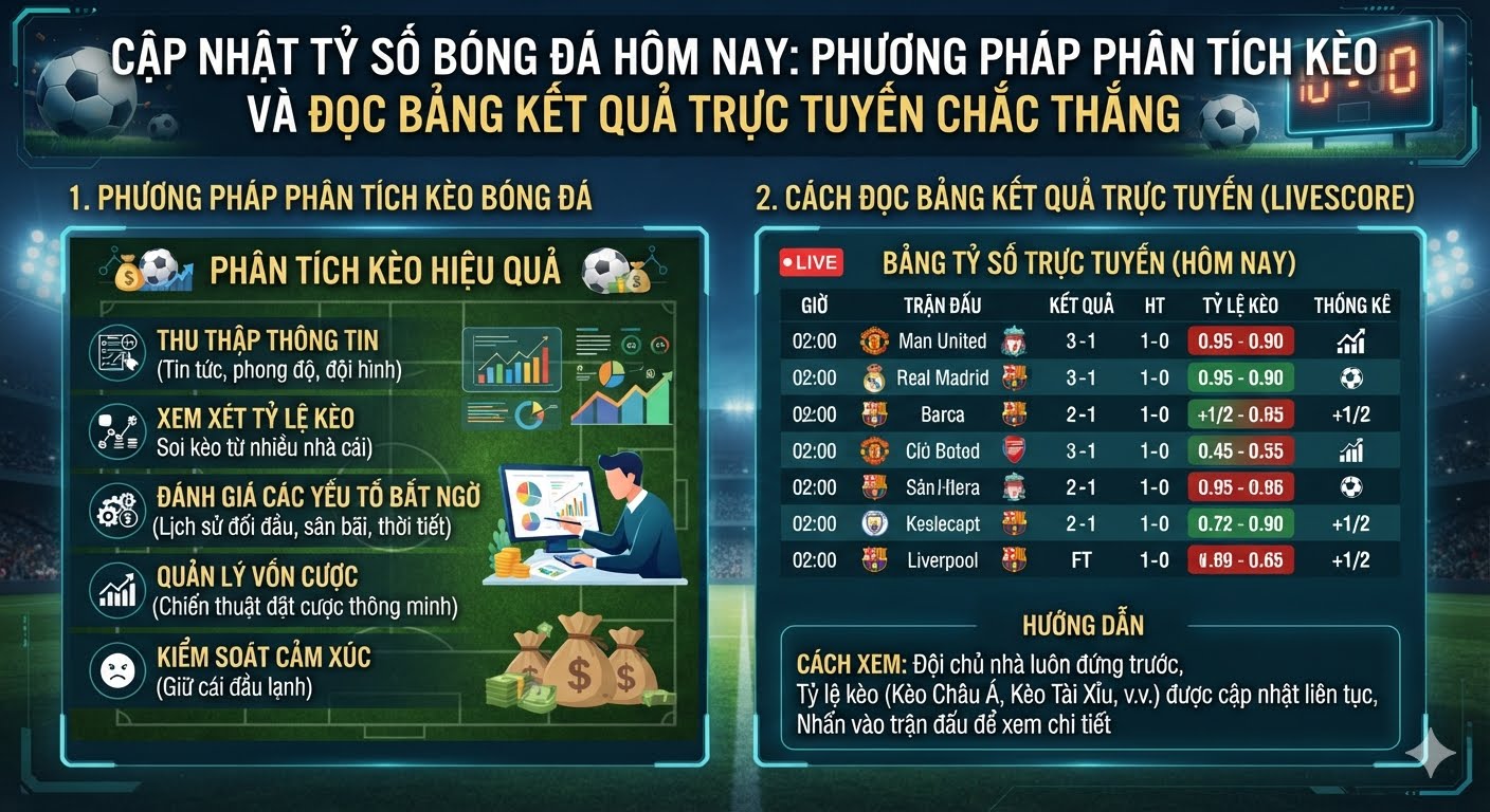 tỷ so bóng đá hôm nay