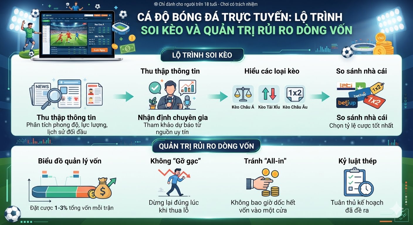 Cá độ bóng đá trực tuyến ăn tiền thật