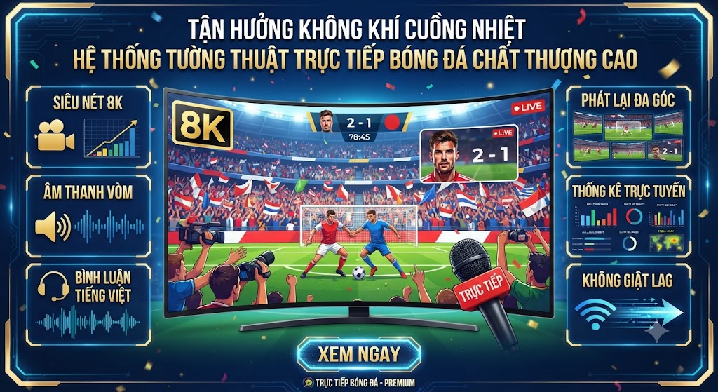 tường thuật trực tiếp bóng đá